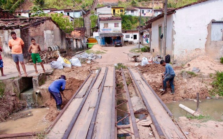 Infraestrutura inicia obras na ponte da Travessa Marquês de Abrantes, em Bebedouro