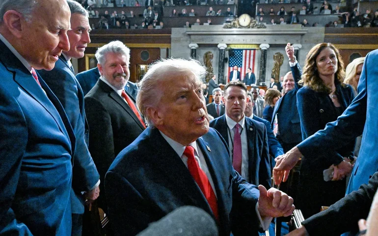 O trabalho de vendas do presidente Donald Trump após o discurso do Estado da União começa agora