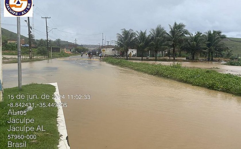 Semarh emite alerta sobre nível dos rios em AL