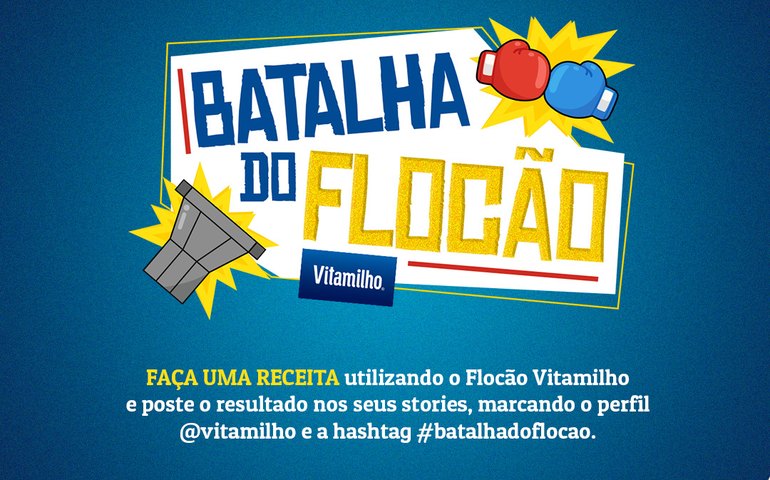 Vitamilho lança campanha “Batalha do Flocão” para novas receitas